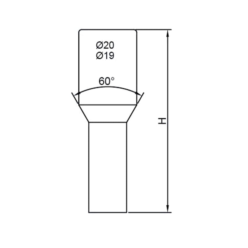 WF-B013 内六角合金车轮凸耳螺栓,用于汽车改装