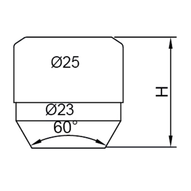 WF-LS015 镀铬锥形座椅开启‑端轮锁紧螺母