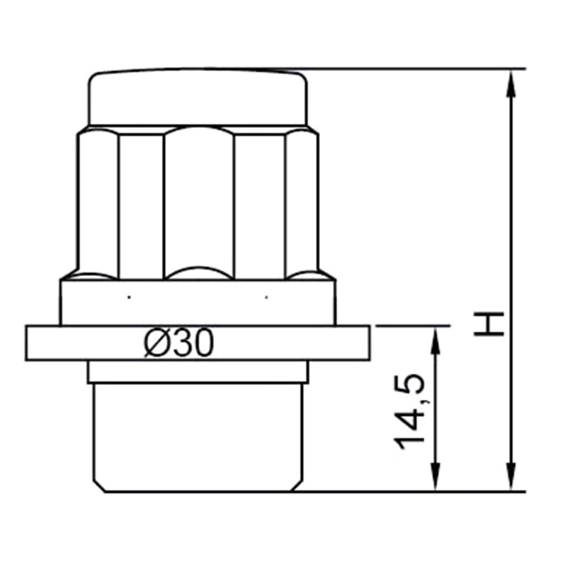 WF-LS023 浮动洗衣机型汽车车轮锁螺母