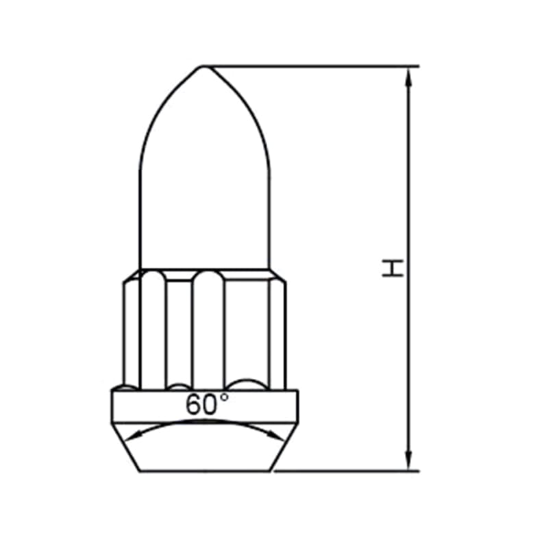 WF-LS025 长调谐器式封闭式锥形座凸耳螺母