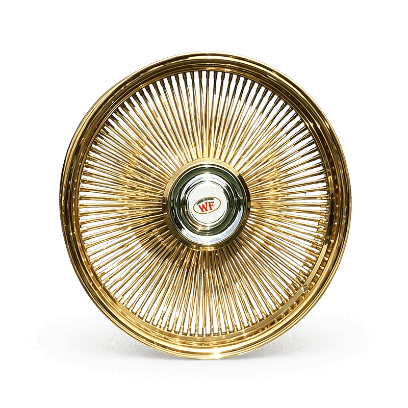 WF7002 金丝辐条合金轮毂,适用于复古美国汽车修复